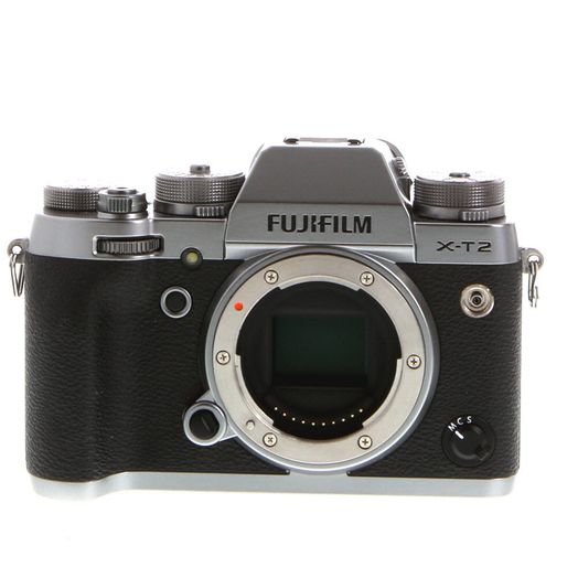 FUJIFILM X-T2 Mirrorless Camera Body, Graphite Silver {24.3MP