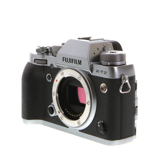 FUJIFILM X-T2 Mirrorless Camera Body, Graphite Silver {24.3MP