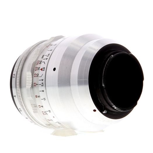 Zeiss Jena 80mm F/2.8 Tessar T Preset Chrome Lens For Exakta Mount