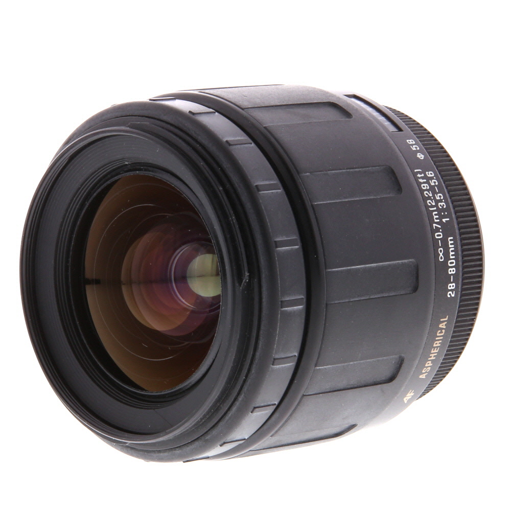 Tamron 28-80mm F/3.5-5.6 (177D) Aspherical Black Autofocus Lens For Pentax K Mount