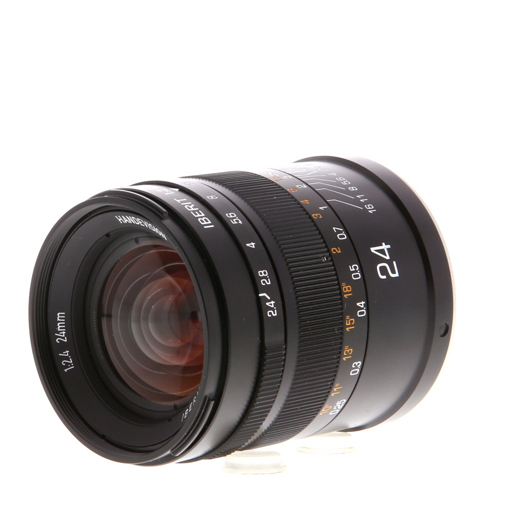 Handevision 24mm f/2.4 IBERIT Manual Lens for Sony E-Mount, Black