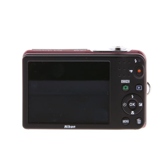 Nikon Coolpix L32 Digital Camera, Red {20.1MP} Requires 2/AA