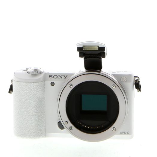 Sony a5100 Mirrorless Camera Body, White (24.3MP)