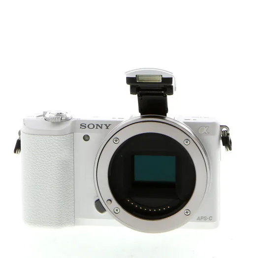 Sony a5100 Mirrorless Camera Body, White (24.3MP)
