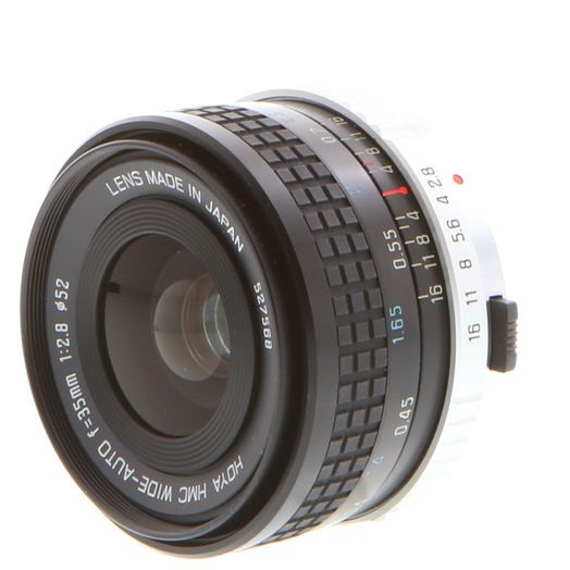 ニコン EM／HOYA HMC WIDE-AUTO 35mm f2.8 整備済 Hoya 35mm F/2.8 HMC Manual Focus Lens For Olympus OM Mount {52}