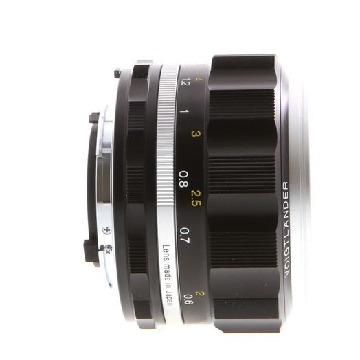 Voigtlander 58mm F/1.4 Nokton SL II S (Black/Silver, Metal Focus