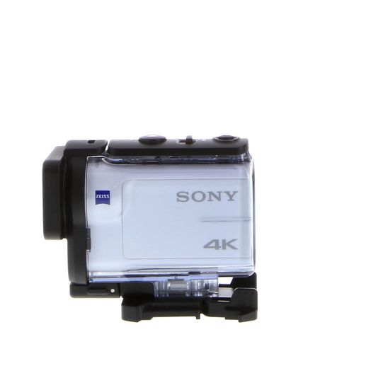 Sony FDR-X3000 Action Cam 4K Video Camera (White) with Waterproof