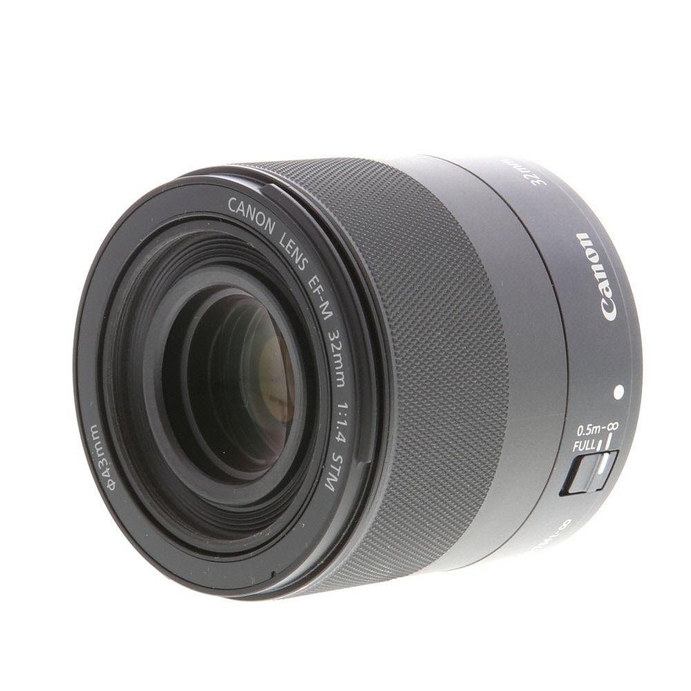Canon 32mm f/1.4 STM Lens for EF-M Mount, Graphite Black {43}
