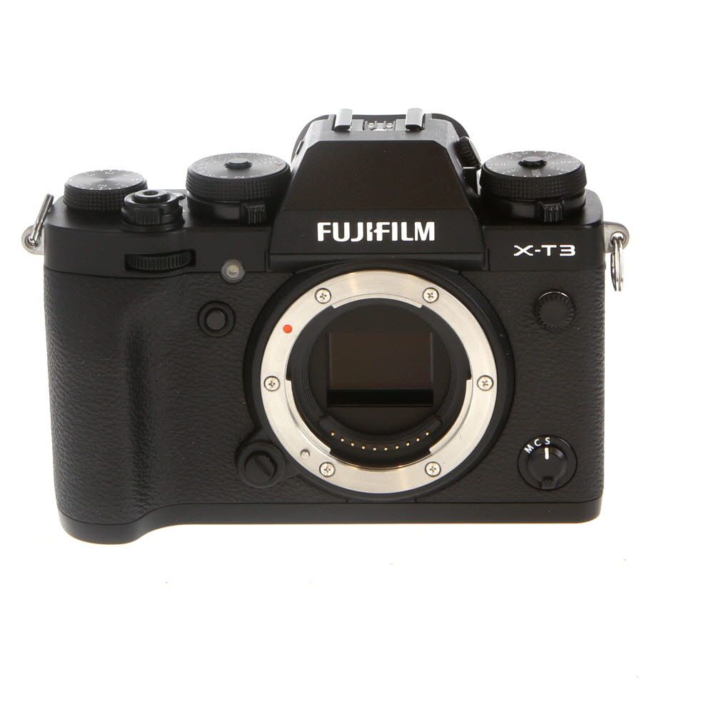 FUJIFILM X-T3 Mirrorless Camera Body, Black {26.1MP} with EF-X8 Flash