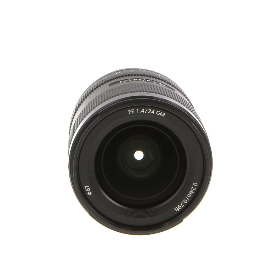 Sony FE 24mm f/1.4 GM Full-Frame Autofocus Lens for E-Mount, Black | 67 | SEL24F14GM