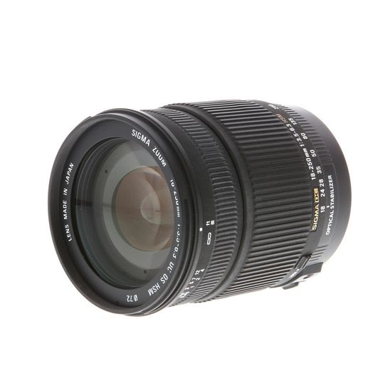 Sigma 18-250mm f/3.5-6.3 DC OS HSM APS-C Lens for Canon EF-S Mount