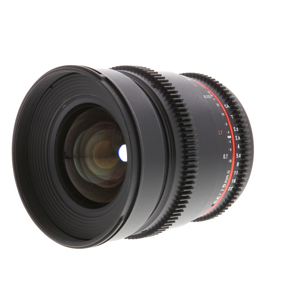 Samyang Cine 16mm T2.2 ED AS IF UMC CS Manual APS-C Lens for Canon EF-S Mount