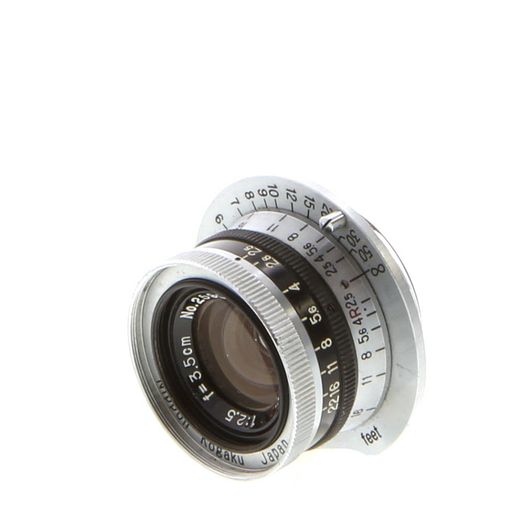 Nikon 3.5cm (35mm) f/2.5 W-Nikkor.C Nippon Kogaku Japan Lens for