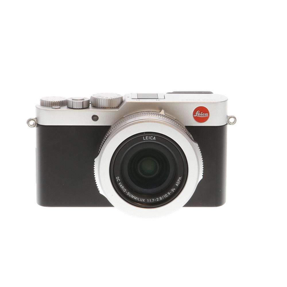 Leica D-Lux 7 Digital Camera, Silver w/ CF D Flash (19116)