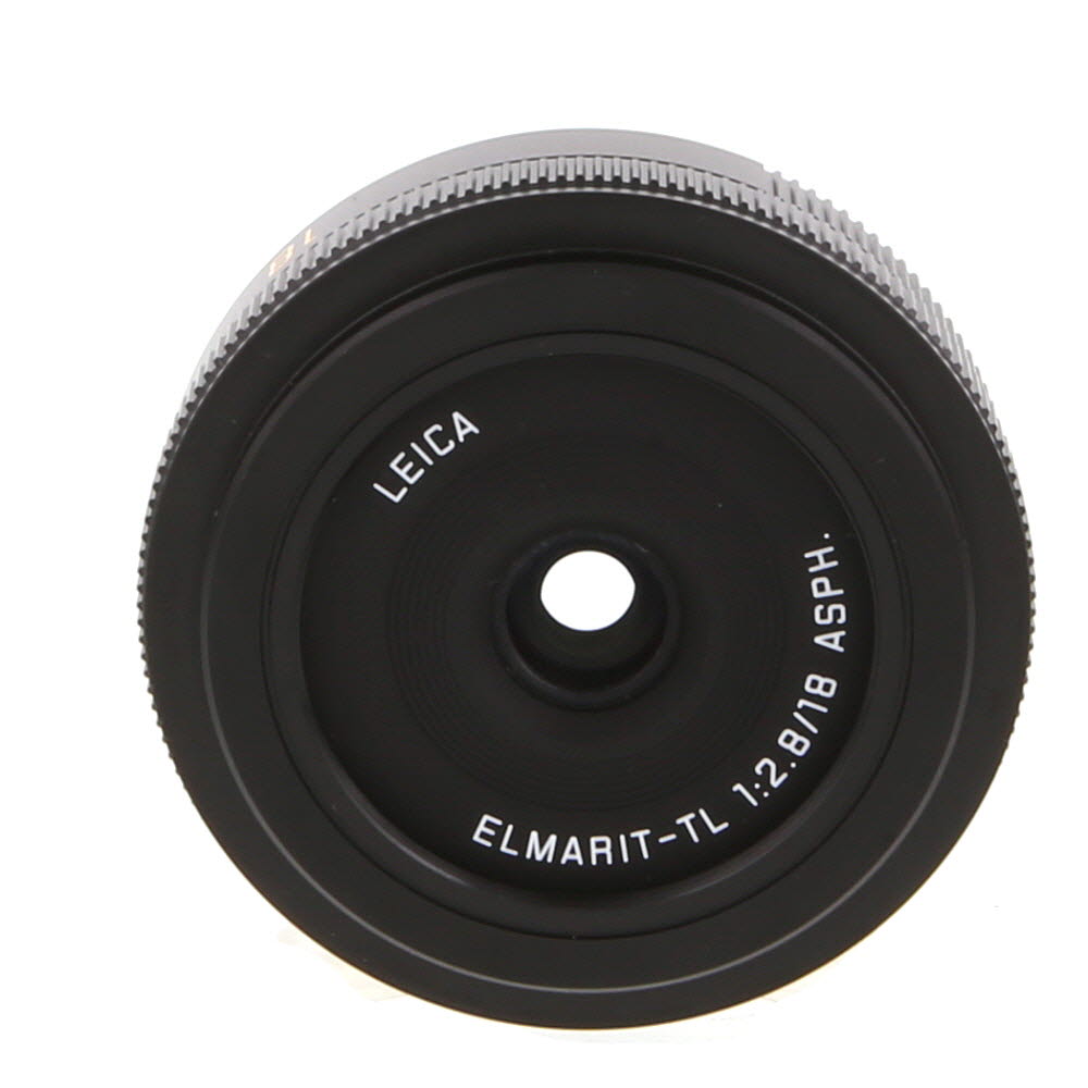 Leica 18mm f/2.8 Elmarit-TL ASPH. APS-C Lens for Leica L-Mount, Black | E39 | 11088