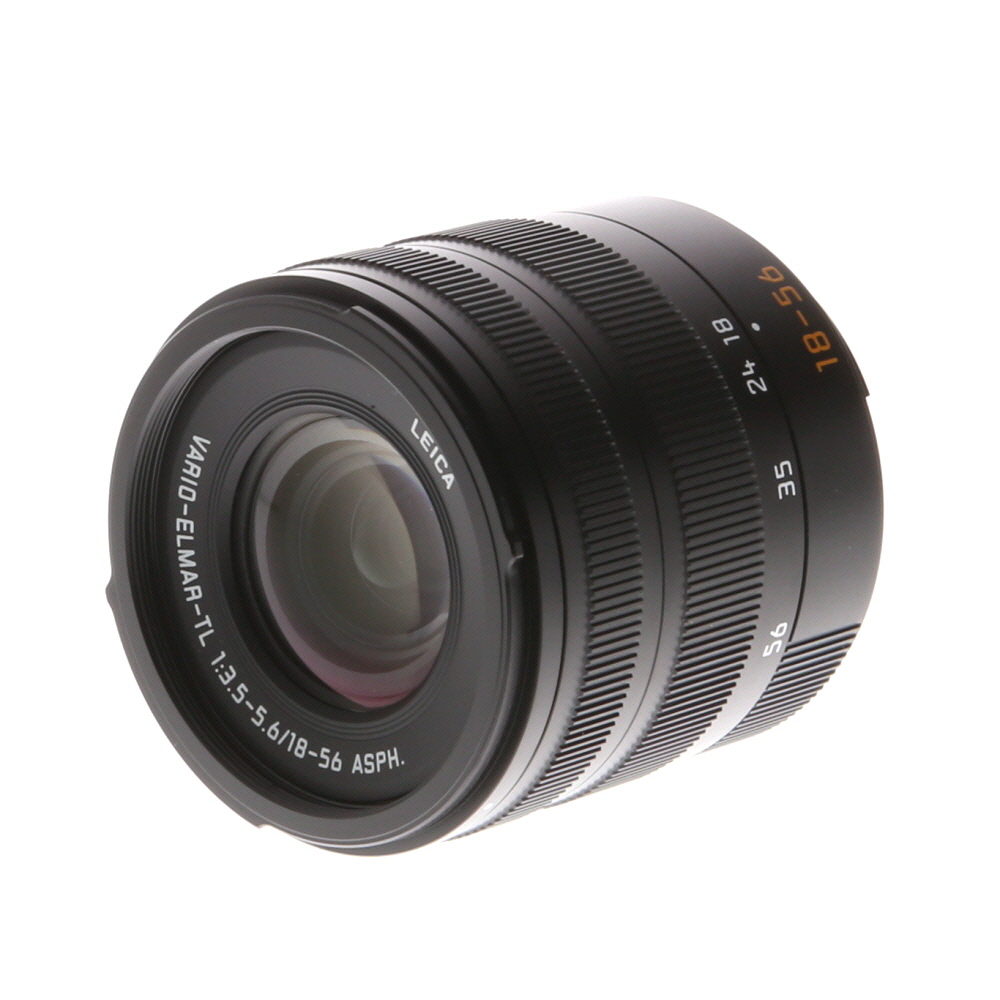 Leica 18-56mm f/3.5-5.6 Vario-Elmar-TL ASPH. APS-C Lens for Leica L-Mount, Black | E52 | 11080