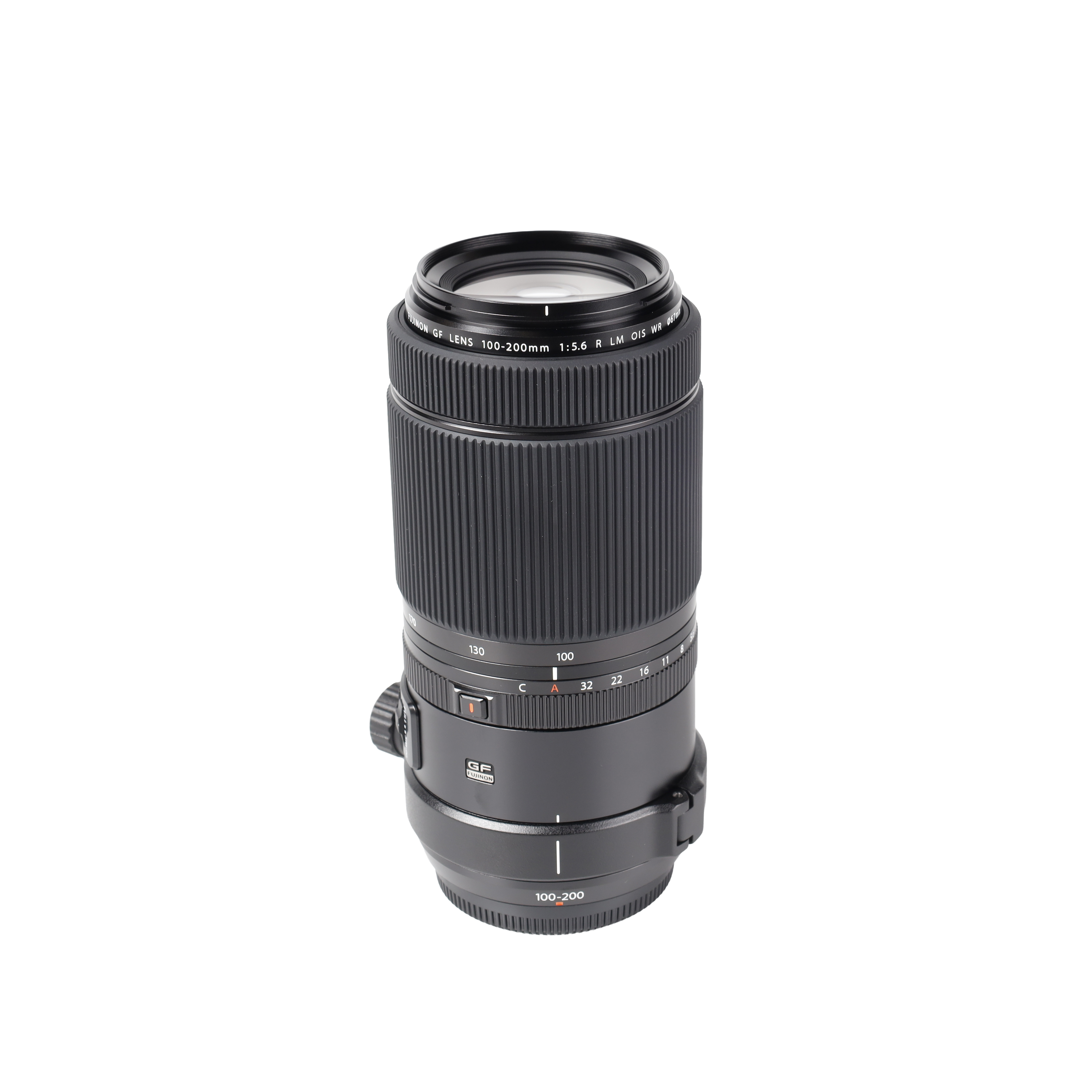 FUJIFILM Fujinon GF 100-200mm f/5.6 R LM OIS WR Autofocus Lens for G-Mount, Black w/ Tripod Collar/Foot