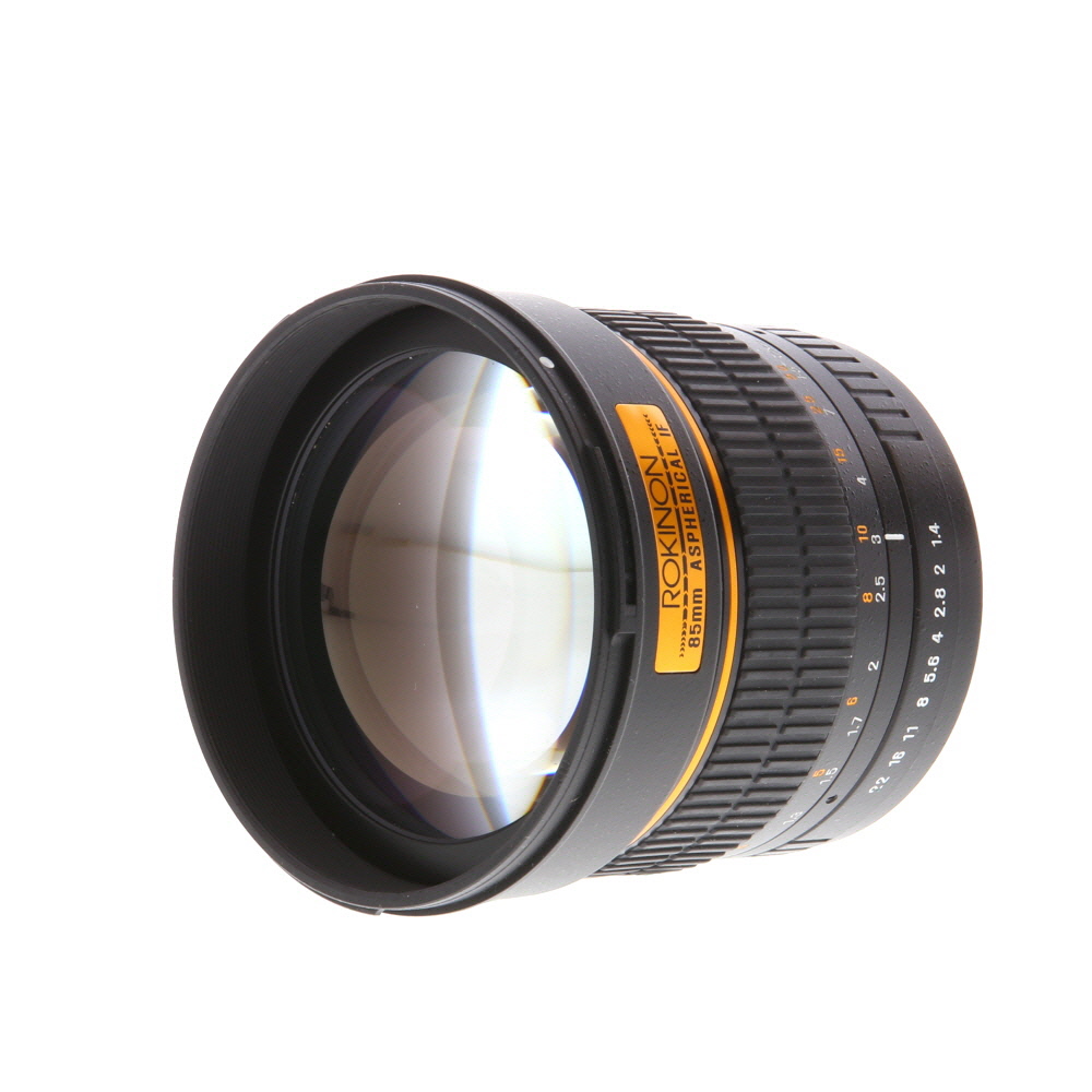 Rokinon 85mm f/1.4 Aspherical IF Manual Lens for Canon EF-Mount