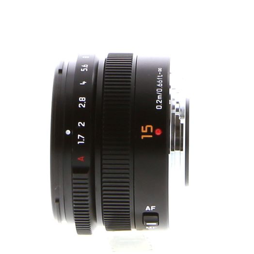 Panasonic Lumix Leica 15mm f/1.7 DG Summilux ASPH. Lens for MFT