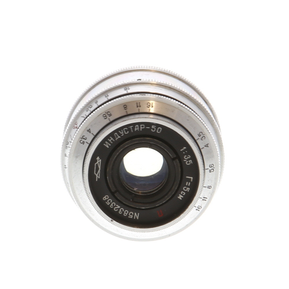 Leica KMZ 5cm (50mm) f/3.5 Industar-50 Rigid M39 Lens for Leica Screw Mount Aluminum