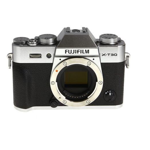 FUJIFILM X-T30 Mirrorless Camera Body, Silver {26.1MP}