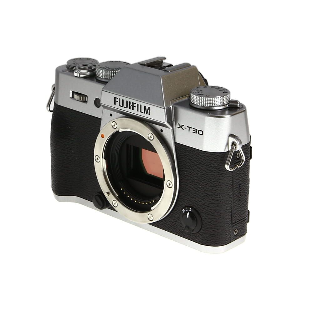 FUJIFILM X-T30 Mirrorless Camera Body, Silver {26.1MP}