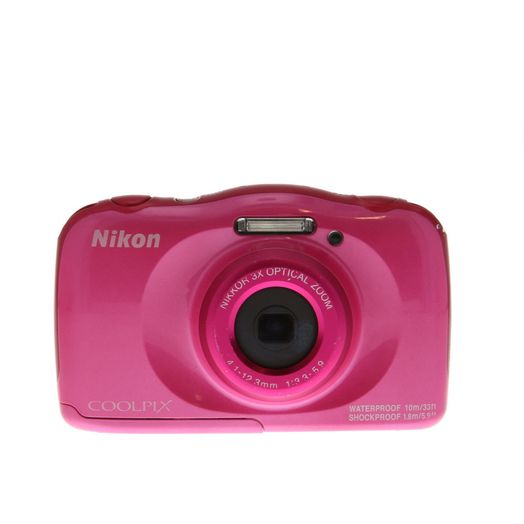 Nikon Coolpix W100 Waterproof Underwater Digital Camera, Pink {13.2MP}
