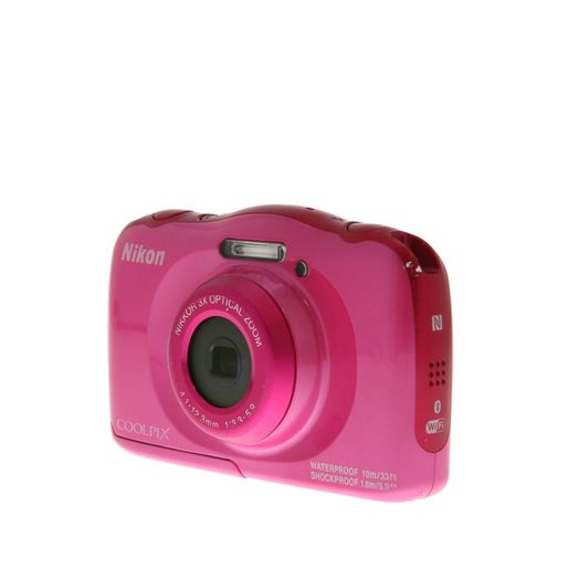 Nikon Coolpix W100 Waterproof Underwater Digital Camera, Pink {13.2MP}