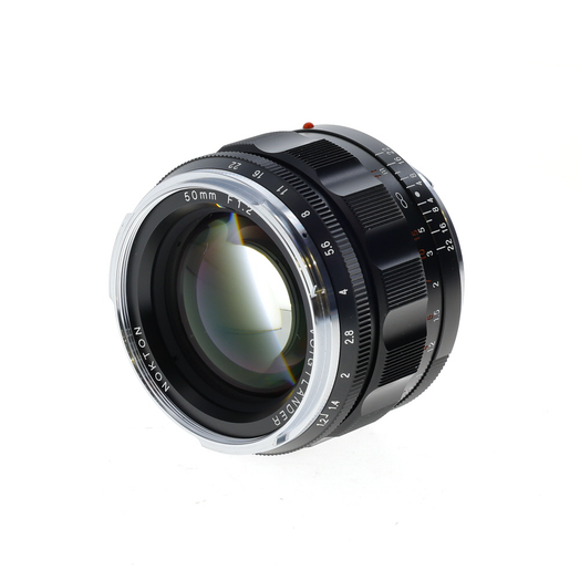 Voigtlander 50mm f/1.2 Nokton VM Lens for Leica M-Mount, Black