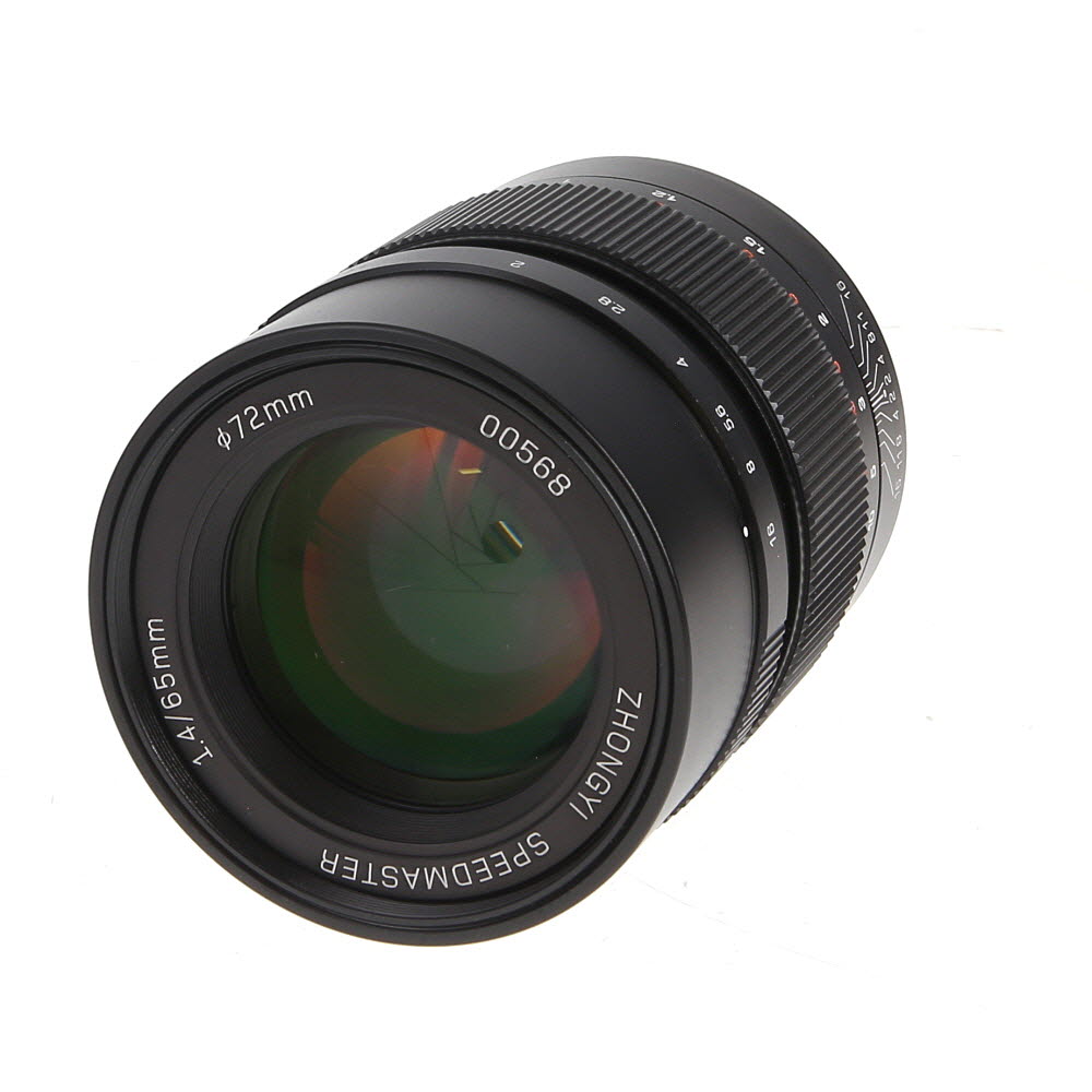 Mitakon Zhongyi 65mm f/1.4 Speedmaster Manual Lens for FUJIFILM G-Mount, Black
