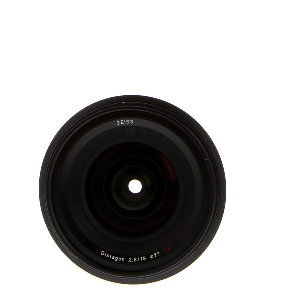 Zeiss Milvus 18mm f/2.8 Distagon ZE T* Manual Focus Lens for Canon EF-Mount