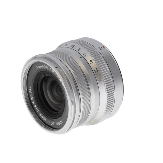 FUJIFILM XF 16mm f/2.8 R WR Fujinon APS-C Lens for X-Mount, Silver