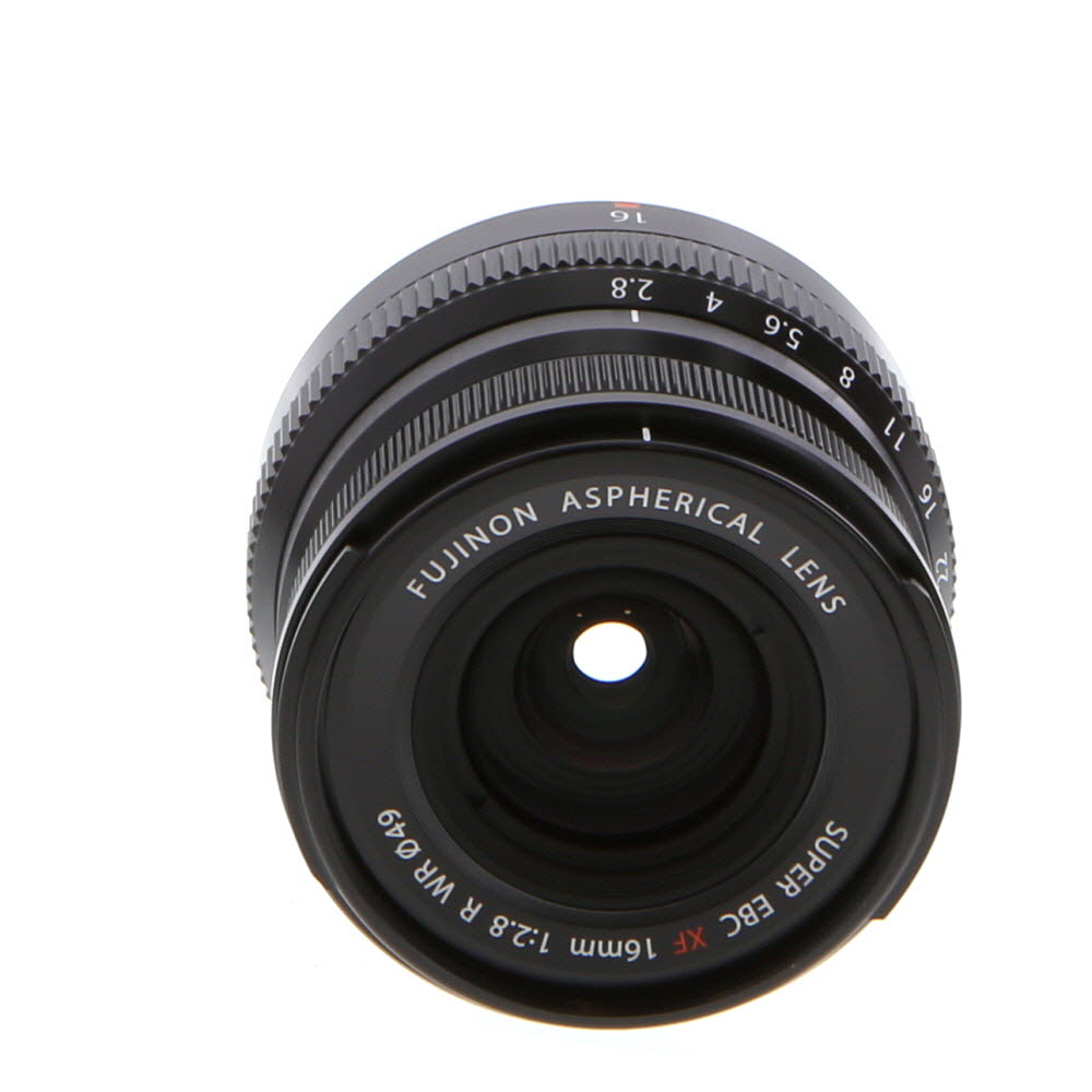 FUJIFILM XF 16mm f/2.8 R WR Fujinon APS-C Lens for X-Mount, Black
