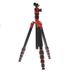 MeFOTO A-1350Q1R RoadTrip Aluminum Travel Tripod/Monopod with Q1 Ball Head, 5-Section, Red, 15.4-61.6 in. thumbnail