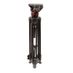 Manfrotto MVT502AM Aluminum Telescopic Twin Leg 3-Section 2-Stage Video Tripod with 502A 75mm Half Ball Head, 1x Pan Bar, 22.44-56.5", Black (MVK502AM-1) thumbnail