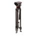Manfrotto MVT502AM Aluminum Telescopic Twin Leg 3-Section 2-Stage Video Tripod with 502A 75mm Half Ball Head, 1x Pan Bar, 22.44-56.5", Black (MVK502AM-1) thumbnail