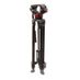 Manfrotto MVT502AM Aluminum Telescopic Twin Leg 3-Section 2-Stage Video Tripod with 502A 75mm Half Ball Head, 1x Pan Bar, 22.44-56.5", Black (MVK502AM-1) thumbnail