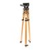 Ries A100 Legs, A250 Double Tilt Head Wooden Tripod, 2-Section, Maple, 12-64" with Bronze Knobs thumbnail