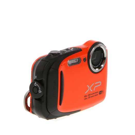 Fujifilm FinePix XP70 Digital Camera, Orange {16.4MP} Waterproof 33'