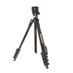 Manfrotto Compact Action Aluminum Alloy Tripod with Pistol Grip Head, Black, 5-Section, 17.3-61" (MKCOMPACTACN-BK) thumbnail