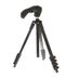 Manfrotto Compact Action Aluminum Alloy Tripod with Pistol Grip Head, Black, 5-Section, 17.3-61" (MKCOMPACTACN-BK) thumbnail