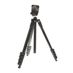 Manfrotto Compact Action Aluminum Alloy Tripod with Pistol Grip Head, Black, 5-Section, 17.3-61" (MKCOMPACTACN-BK) thumbnail