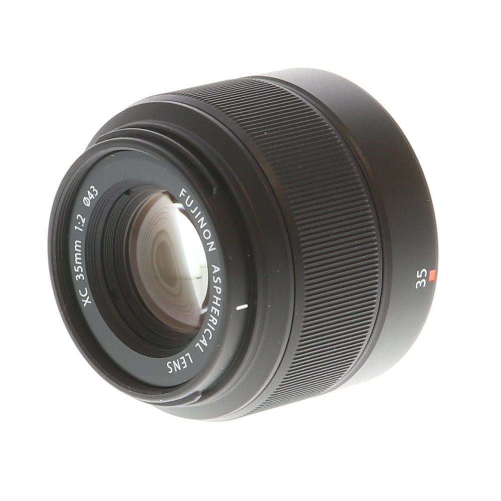 Fuji FUJIFILM XC 35mm f/2 Fujinon APS-C Lens for X-Mount, Black