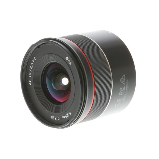 Samyang AF 18mm f/2.8 FE Lens for Sony E-Mount, Black {58}
