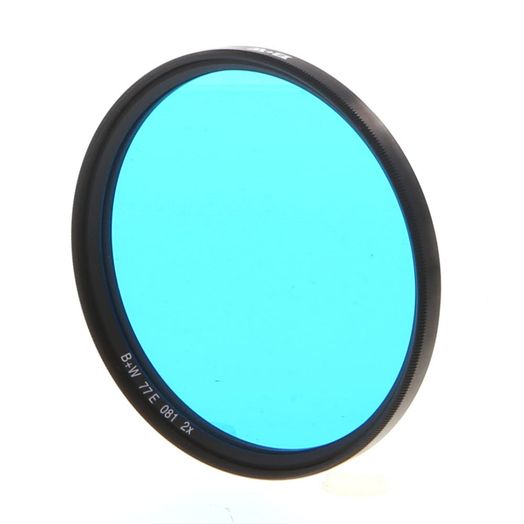 B+W 77mm Blue 081 2x Filter