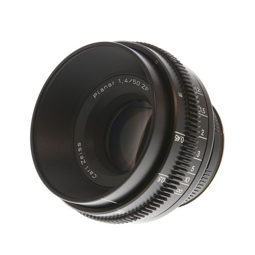 Zeiss 50mm f/1.4 Planar ZF T* Manual Focus, De-clicked Manual