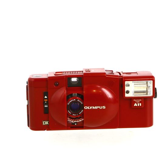 Olympus XA3 35mm Camera, Red