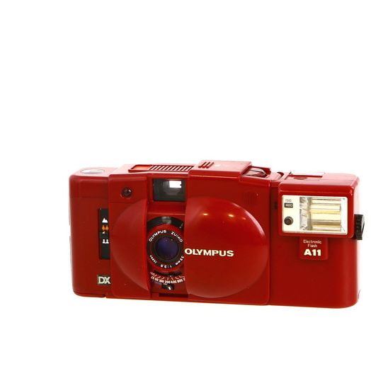 Olympus XA3 35mm Camera, Red