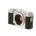 FUJIFILM X-A5 Mirrorless Camera Body, Silver/Black Leather {24.2MP} thumbnail