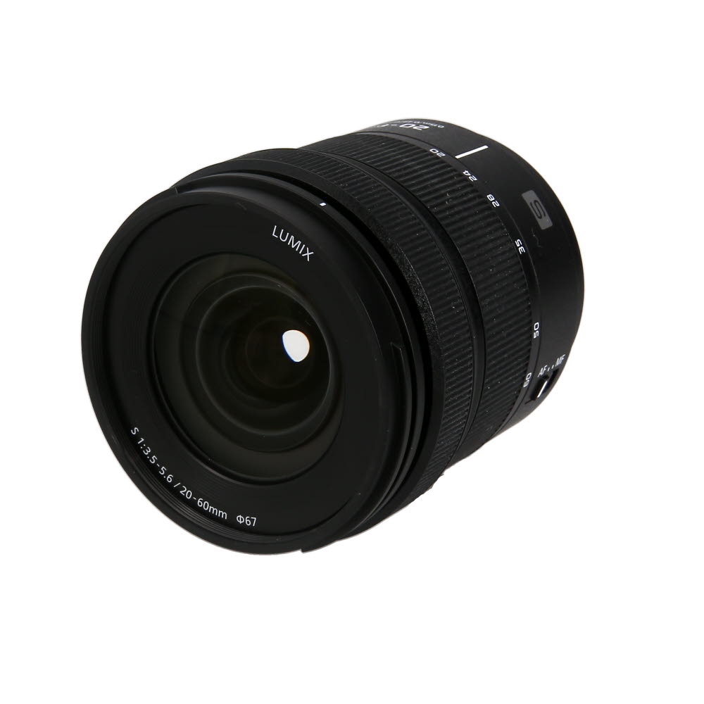 Panasonic Lumix S 20-60mm f/3.5-5.6 Full-Frame Autofocus Lens for Mirrorless L-Mount, Black